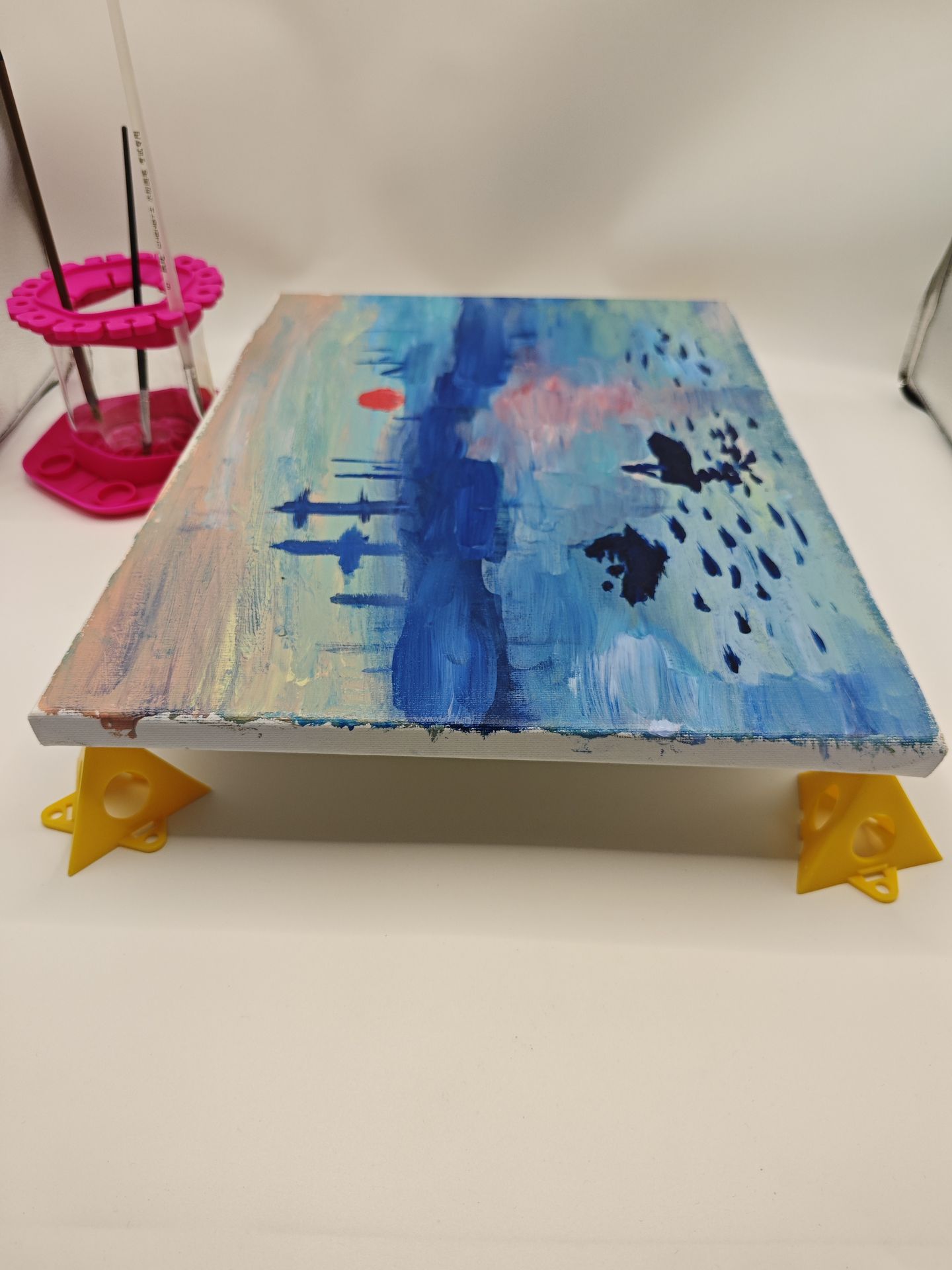FDKJEJC 36 Painters PyramidStands - Paint Triangle Stands,Paint Stands for Painting,Mini Cone Paint Stands for Cabinet and Door Risers Support (20)