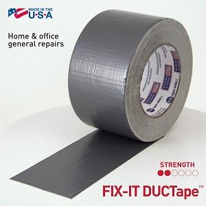 Intertape Polymer Group IPG Fix-It DUCTape, General Maintenance Duct Tape, 1.88" x 55 yd, Silver (Single Roll)