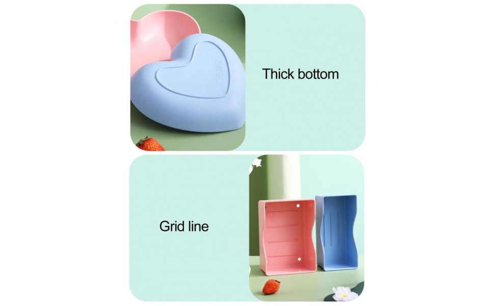 Heart-Shaped Dessert, Salad & Snack Plates – Set of 10 Pink Plastic Dishes for Fruits, Steak, Appetizers | Lightweight, Eco-Friendly, Unbreakable Fiber Plates for Parties & Everyday Use