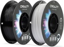 Creality 2 kg Black & White PETG 1.75mm Filament, 3D Printer Filament Bundle, Excellent Toughness High Precision, Odorless Non-Toxic Moistureproof, Glossy, Accuracy +/- 0.02mm