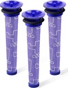 3Pack Pre Filters Replacement for Dyson - Vacuum Filter Compatible with Dyson V6 V7 V8 DC59 DC58 Replaces Part 965661 01 (3 Pack)