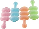 Rice Ball Shaker, 5 Pcs Ball Shaped Onigiri Molds with Mini Rice scoop, DIY Rice Ball Moulds, Sushi Maker for Kids Lunch Bento Box, Home Kitchen Lunch Gadgets(Pink/Blue/Green/Orange)