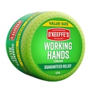 O'Keeffe's Working Hands Hand Cream for Extreme Dryness - 6.8 oz Value Size Jar (1 Pack) - Repairing Skincare for Cracked, Dry Hands