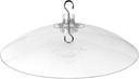 Squirrel Shield 16 inch Plastic Squirrel Baffle - Protects Hanging and Pole Mounted Feeders, Clear