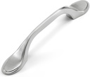 HESTIA HARDWARE 25 Pack | Cabinet Pull 3 inch Hole Center Satin Nickel Cabinet pulls Cabinet Pull and Knobs Silver Cabinet Handles Kitchen Cabinet Pulls Slim Cabinet Pulls (Z2.25.S)
