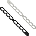 2 Pcs Silicone Pot Cover Fixing Strap, Minimalist Crock Pot Lid Holder Supplies, Silicone Straps Suitable for Storing Curtains, Yoga Mats & Pot Covers