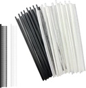2000 Pcs Mini Stitch Gun Fasteners Kit, 0.18 inch Extra Fine Stitch Gun Fasteners, Tiny Smallest Tagging Gun Fasteners Include 1000 Black Fasteners and 1000 White Fasteners (NOT for Standard)