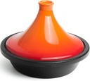 Chinese pottery -Cooker Pot 27 cm Tajin Cooking Slow Cooker|Tagine Pot with Enameled Cast Iron Base and Cone-Shaped Lid|for Braising Slow Cooking (Color : A)