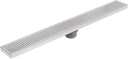 Miseno MNO26LD 26" Pattern Grate Linear Shower Drain - Stainless Steel