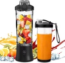 20oz Portable Blender, 240W USB Rechargeable Smoothie Blender with LED Display, Pulse & Blend Modes, IPX7 Waterproof, BPA-Free,Travel Juicer for Shakes, Ice Crushing, Sports & Outdoor Black