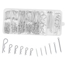 Cotter Pin Assortment Kit,Hincell 302pcs 13 Size Cotter Pins Assortment Kit 304 Stainless Steel R Clips Hardware Pins & Hairpin Cotter Pins Set for Trucks, Engine Repair
