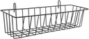 Hanging Kitchen Baskets Wire Storage Basket Over the Cabinet Door Organizer, Hanging Baskets for Cabinet Pantry Organization and Kitchen, Bathroom, Storage, Black