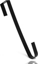 Wreath Hanger, 15" Wreath Hangers for Front Door, Indoor or Outdoor Over The Door Wreath Hook Hanger for Easter Spring Halloween Xmas Wreath Decorations, Steel Material, 20lb Load Bearing