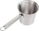 Stainless Steel Milk Frothing Pitcher, 700ml Long Handle Milk Frothing Jug, Multi Purpose Teapot, Coffee Making Tea