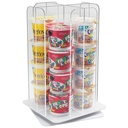 Cal-Mil 1539-12 Revolving Cereal Cup Dispenser, 16.75" Height, 10" Width, 10" Length