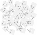 100pcs Multi Hook Hanger Hanger Hooks Plate Holder Stand for Vertical Plate Holders