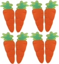 8pcs Carrot Design Felt Utensil Holders for Easter Tableware Cute Cutlery Bags for Forks and Knives for Festive Celebrations and Gifting