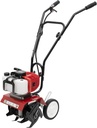 YIYIBYUS Garden Tiller/Cultivator 52CC 2-Stroke Gas Powered Hand Rotary Cultivator Rototiller Garden Tool Cordless with Long Handle