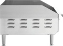 Kratos 16" Commercial Electric Countertop Griddle, Flat Top Stainless Steel Grill for Restaurants, 120V, 1750W (29M-005)