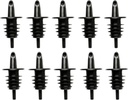 Hawaiian Shaved Ice Syrup Precise Control Bottle Pourers - Professional Pour Spouts for Snow Cone & Drink Flavors (10-Pack)