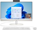 HP 24 inch All-in-One Desktop PC, FHD Display, AMD Ryzen 5 7520U, 8 GB RAM, 256 GB SSD, AMD Radeon Graphics, Windows 11 Home, 24-cr0002 (2024)