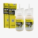 Tile Grout Repair Kit, Beige Grout Filler Tube 8 oz, Grout Repair Renews, Fast Drying Repait Kit, Grout Sealer for Floor Tile - Spatula Included (2xBeige)