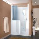 Spa World Venzi Vz2747rwa Rectangular Air Jetted Walk-In Bathtub, 27x47, Right Drain, White