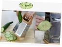Unomor Multifunctional Raiquee Vegetable Chopper Electric Crinkle Cutter Planing Machine Potato Slicer Kitchen Gadget
