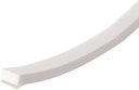 M-D Building Products 2733 M-D 0 High Density Closed Cell Self-Adhesive Foam Tape, 17 Ft L X 3/8 in W 3/16 in T, PVC, White
