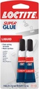 Loctite Super Glue Liquid, Clear, 0.07 fl oz Tube, 2 Pack - Superglue for Plastic, Wood, Metal, Crafts & Repair, Cyanoacrylate Adhesive Instant Glue, Quick Dry
