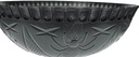 BLACK CRYSTAL CUT PATTERN WITH EMBOSSED SPIDER DESIGN. HALLOWEEN PLASTIC PUNCH BOWL, TREAT BOWL,Black, Plastic, 12 Inch Diameter, 6x12x12 Inches, 1 Count