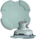 Silicone Trivets for Ninja Crispi Air Fryer Accessories - Heat Resistant Hot Pads, Portable Glass Air Fryer Cooking System Holder, Potholders Kitchen Aid (Green)