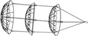 Zerodeko Iron 3 Tier Fruit Hanging Basket Kitchen Vegetable Rack Rotating Hook Detachable Fast Drying