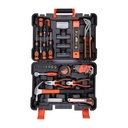 BLACK+DECKER BMT154C Hand Tool Kit for Home & DIY Use (154-Piece) - Includes Screwdriver, Wrench, Ratchet, Utility Knife, Saw, Claw Hammer, Measuring Tape and Plier, ORANGE & BLACK