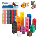 Learning Resources MathLink Cubes - Set of 100 Cubes, Ages 5+ Kindergarten, STEM Activities, Math Manipulatives, Homeschool Supplies, Teacher Supplies