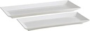 Mikasa Trellis Chip Resistant Set of 2 Platter Serving Tray, 12 and 15 inch