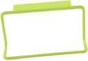 Multipurpose Over Door Towel Rack Single Lever Bathroom Wall Towel Bar Green Easy to Install No Tools Required Cabinet Door Mounted Clothes Hanger Hook for Hotel and Home Use