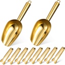 2pcs Ice Scoop Stainless Steel Ice Tongs Bar Serving Tools Comfortable to Hold for Home Restaurant Hotel