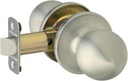J-Series by Schlage Corona Door Knob with Standard Trim, Hall & Closet Passage Lock, Satin Stainless Steel, J10 V CNA 630
