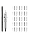 Double Headed Skirting Thread Seamless Nail, 2026 New Invisible Seamless Baseboard Screws Double-Headed Nails Invisible Screws & Specific Sleeve Tool for Seamless Skirting Thread (50)