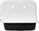 Vintage Tub & Bath 24 Inch Cast Iron High Back Farm Sink