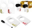True Vintner: Wine Cellar Tags, Wine Bottle Neck labels, Wine Cellar Labels, Labels for Wine Bottles, Set of 50