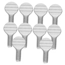 10pcs Rotating Stainless Steel Screws for Skewers Air Fryer Accessories for BBQ Electric Ovens and Outdoor Grilling for Even Cooking