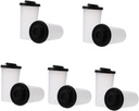 PRETYZOOM 10pcs Portable Spice Bottles Seasoning Containers for for Picnics Camping and Kitchen Use Food-grade Material Easy to Hold