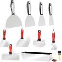 Putty Knife Set & Drywall Hand Tool Kit,Stainless Steel Putty Knife Set，4 PCS 2",3",4",6" One Piece Premium Polished All-Stainless Steel Scraper Tool,Joint Knife Taping Knife Paint Scraper Mud P
