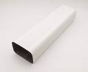 Eagle 1 White Aluminum Downspout Extensions (Multiple Sizes) with 3 Free Matching Screws and 1 Free 1/4" Chuck (15, 3 X 4)