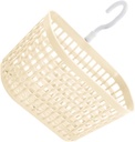 Cabilock 10pcs Mesh Hanging Baskets for Bathroom Storage Multi-functional Wall Organizer Hooks Fresh Storage Baskets for Kitchen Bathroom Toilet
