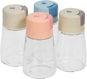 Alipis 4pcs Press Type Spice Dispenser Bottles Shaped for Accurate Seasoning Condiment Containers