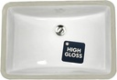 Nantucket Sinks UM-18x12-W White Undermount Bathroom Sink – 18" x 12" Rectangular Bowl Bath Sink for Vanity, High Gloss White Vitreous China, Scratch & Stain Resistant – Great Point