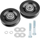 Roofing Hoist Carriage Wheel Kit, Compatible with TranzSporter TP250 TP400 & LH200 LH2000 Roofing Elevators, Replaces Part# 90040, Heavy Duty Carbon Steel, 2 Sets